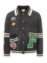 Varsity Cardigan with Patches - Fall / Winter 26 Man | $store$