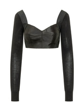 Cropped Top with Sweetheart Neckline - Dolce & Gabbana | $store$