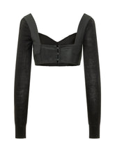 Cropped Top with Sweetheart Neckline - Dolce & Gabbana | $store$