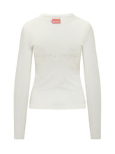 Long Sleeve Top with Decorative Motif - Diesel | $store$