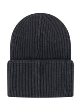 Ribbed Beanie with Applied Label - Amish | $store$