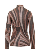 High Neck Top with Graphic Pattern - Fall / Winter 26 Woman | $store$