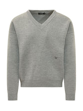 V Neck Sweater with Embroidery - Fall / Winter 26 Man | $store$